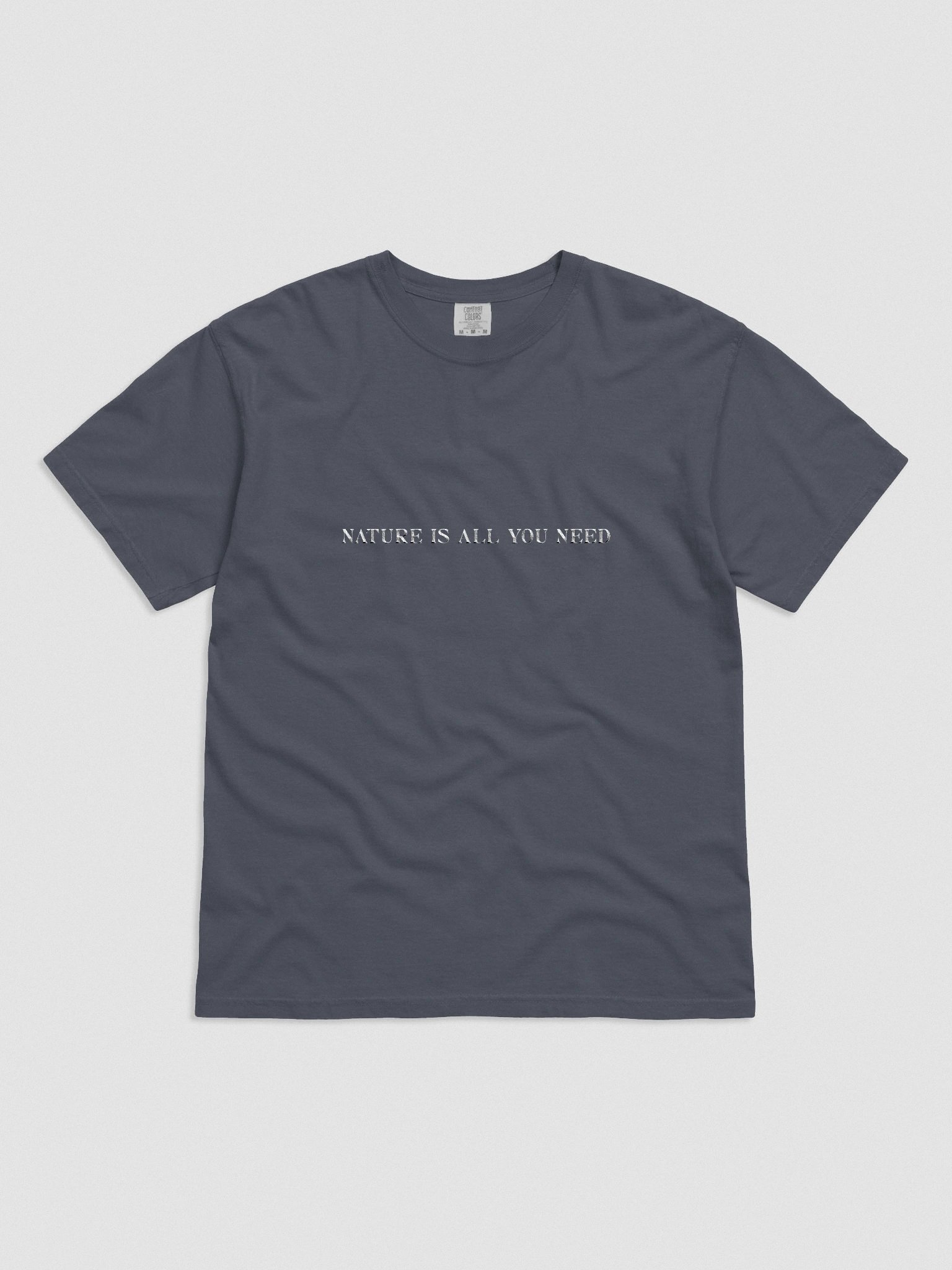 Embroidered Nature Is All You Need Unisex Tee product image (7)