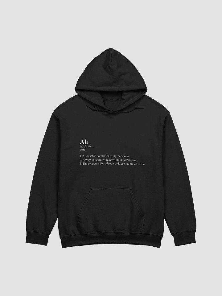 The Ah Definition Hoodie white text (g) product image (10)