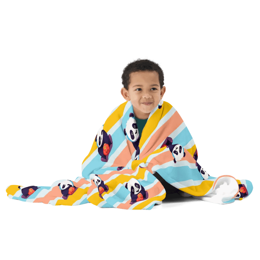 Panda Cookie Throw Blanket product image (12)