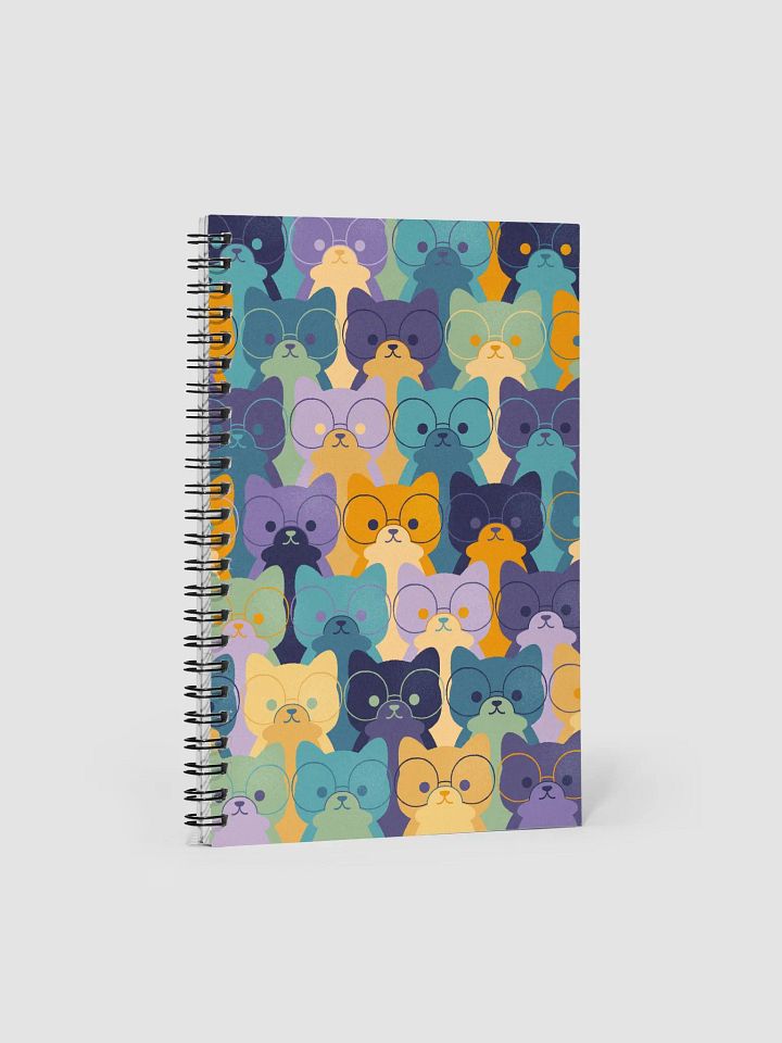 Doggo Pattern - Dotted notebook product image (1)