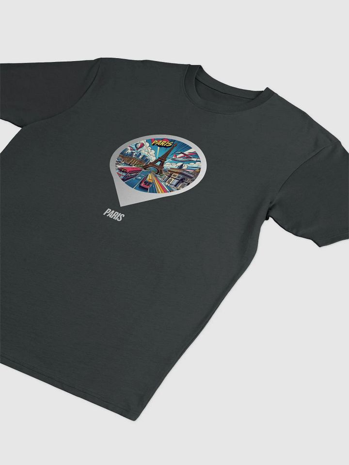 Parisian Adventures Men's Tee | AI Design Paris city France product image (1)