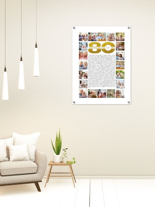 80 Reasons Why We Love You Photo Collage Canva Template product image (8)