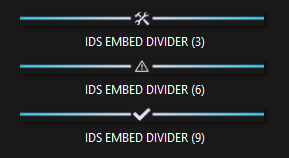 Clear Skies Embed Divider Bars product image (3)