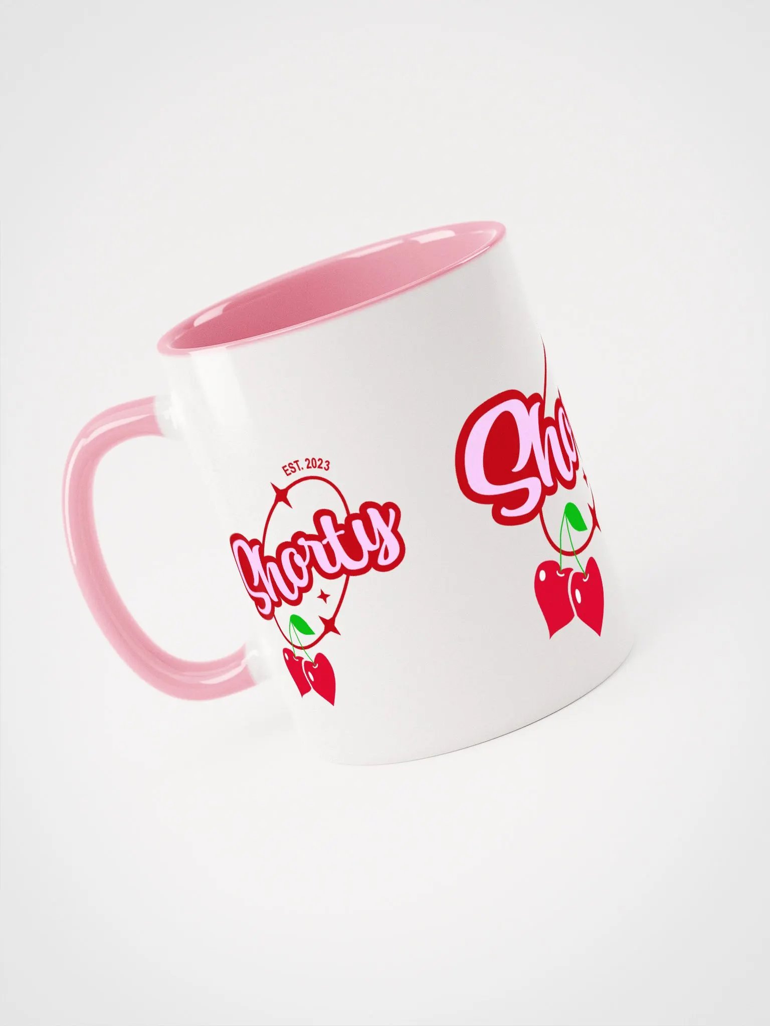 Shorty Cherry Love Mug - White/Pink product image (3)