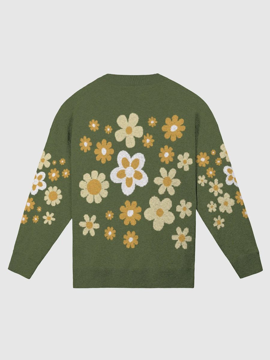 Flower Lover Mustard and Olive Floral Sweater product image (2)