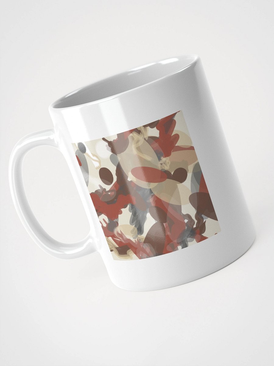 Dynamic Shapes White Glossy Mug product image (3)