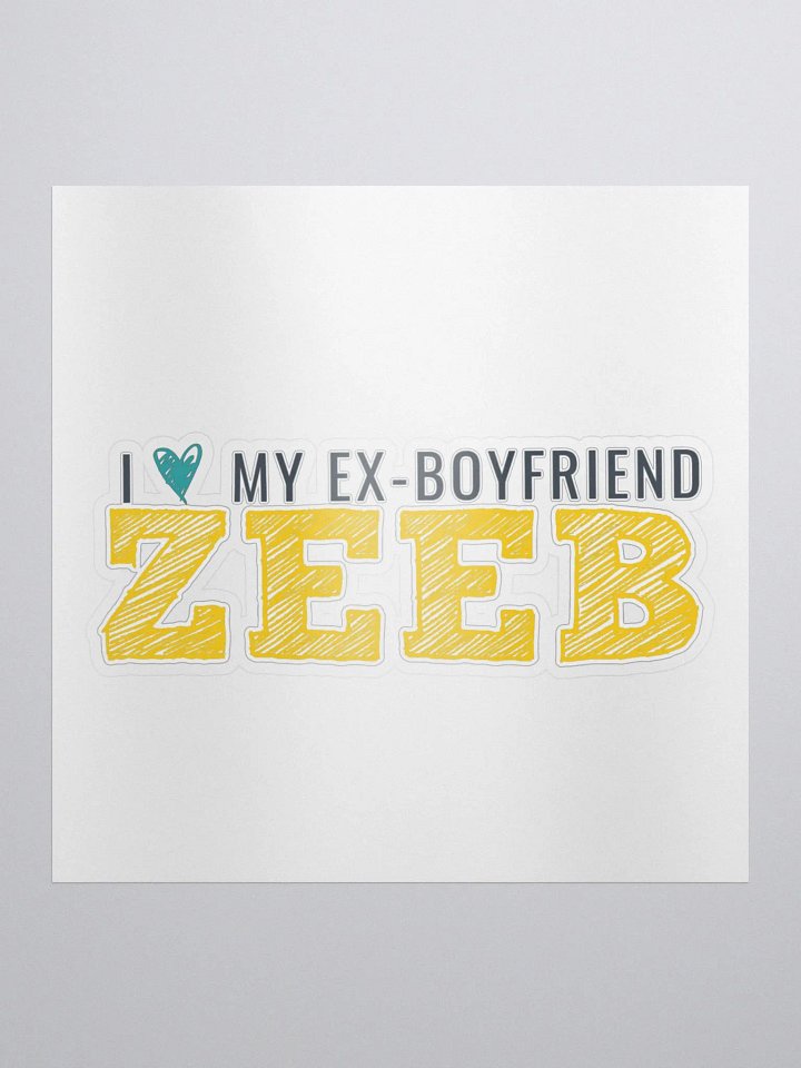 I <3 Zeeb Sticker product image (1)