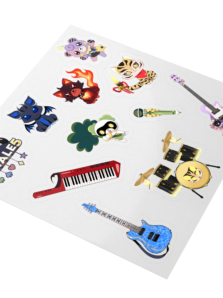 ☁️ ROYALE5 Debut ☁️ Sticker Sheet product image (2)