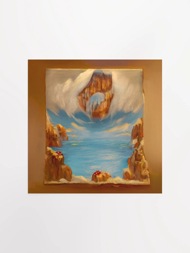 Surreal Waterscape Matte Poster product image (4)
