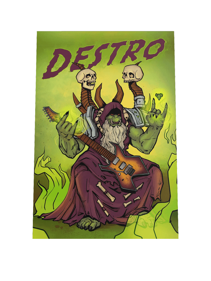 Orc Warlock Matte Poster product image (1)