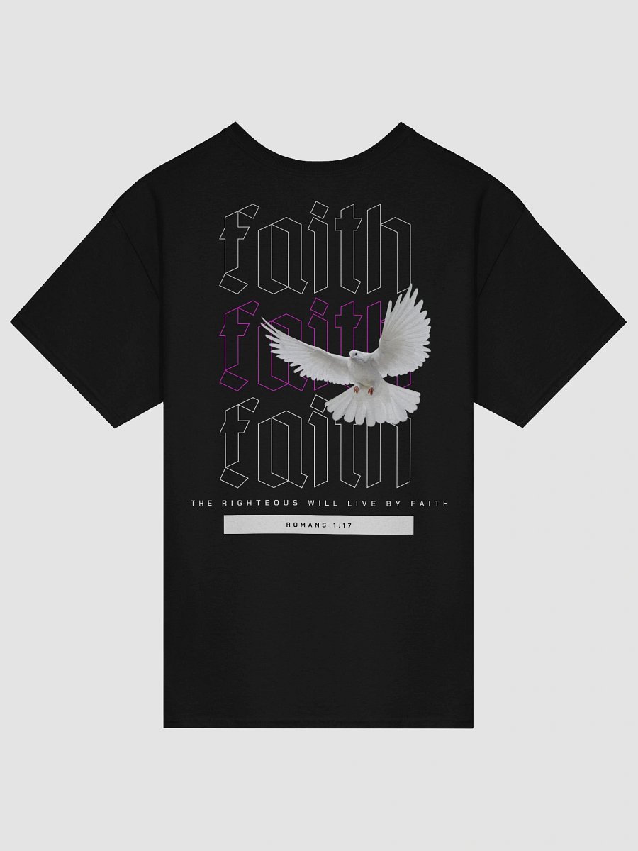 Romans 1:17 - Live By Faith Unisex T-Shirt product image (5)