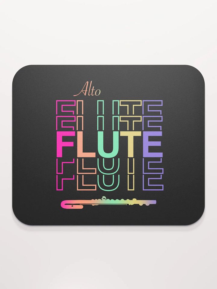 Symmetrical Flute Graphic Mouse Pad - Alto Flute product image (1)