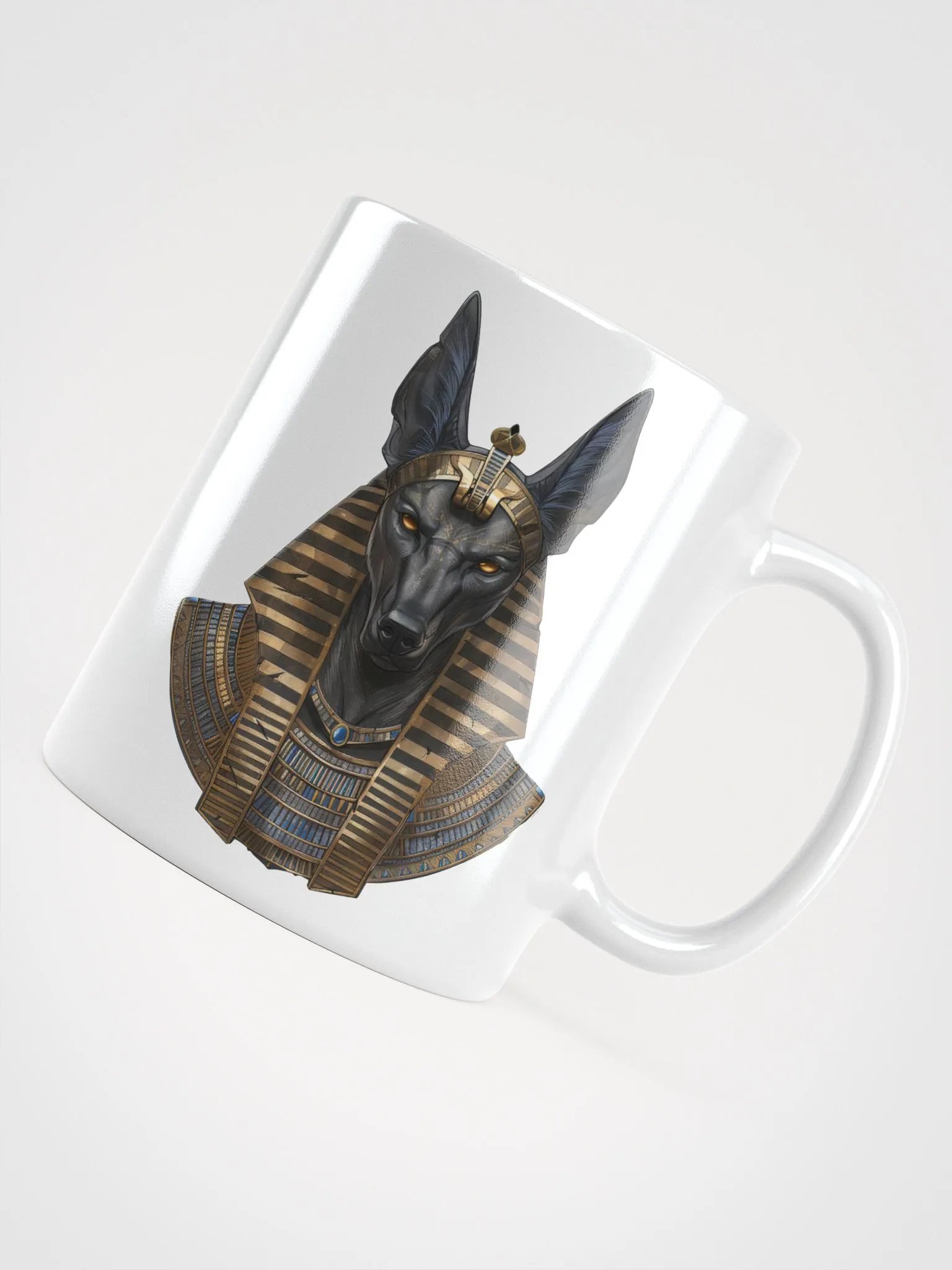 Anubis - The God of the Dead White Glossy Mug product image (4)