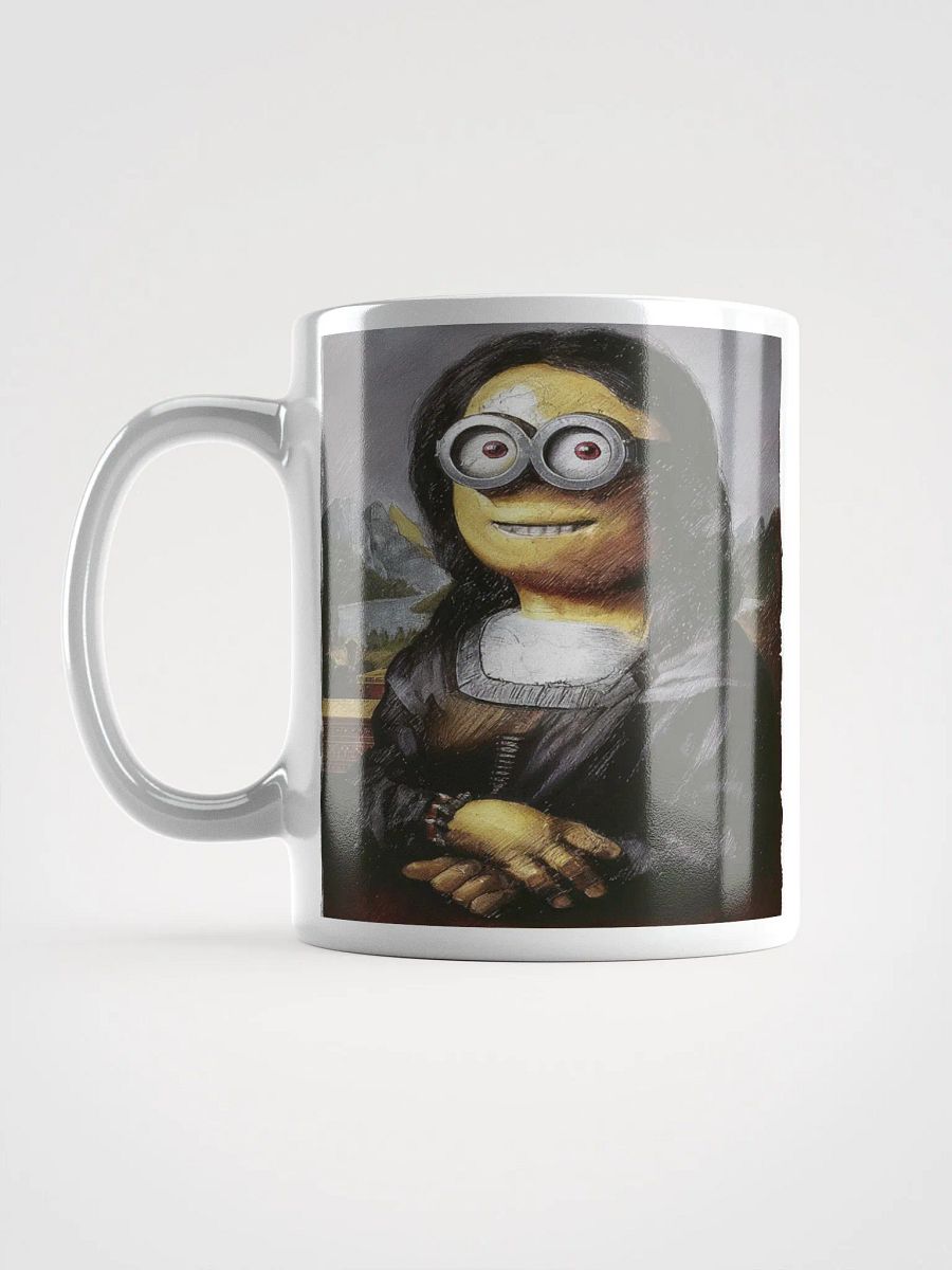 Mona Minion #Humorous Glossy Mug - White product image (6)