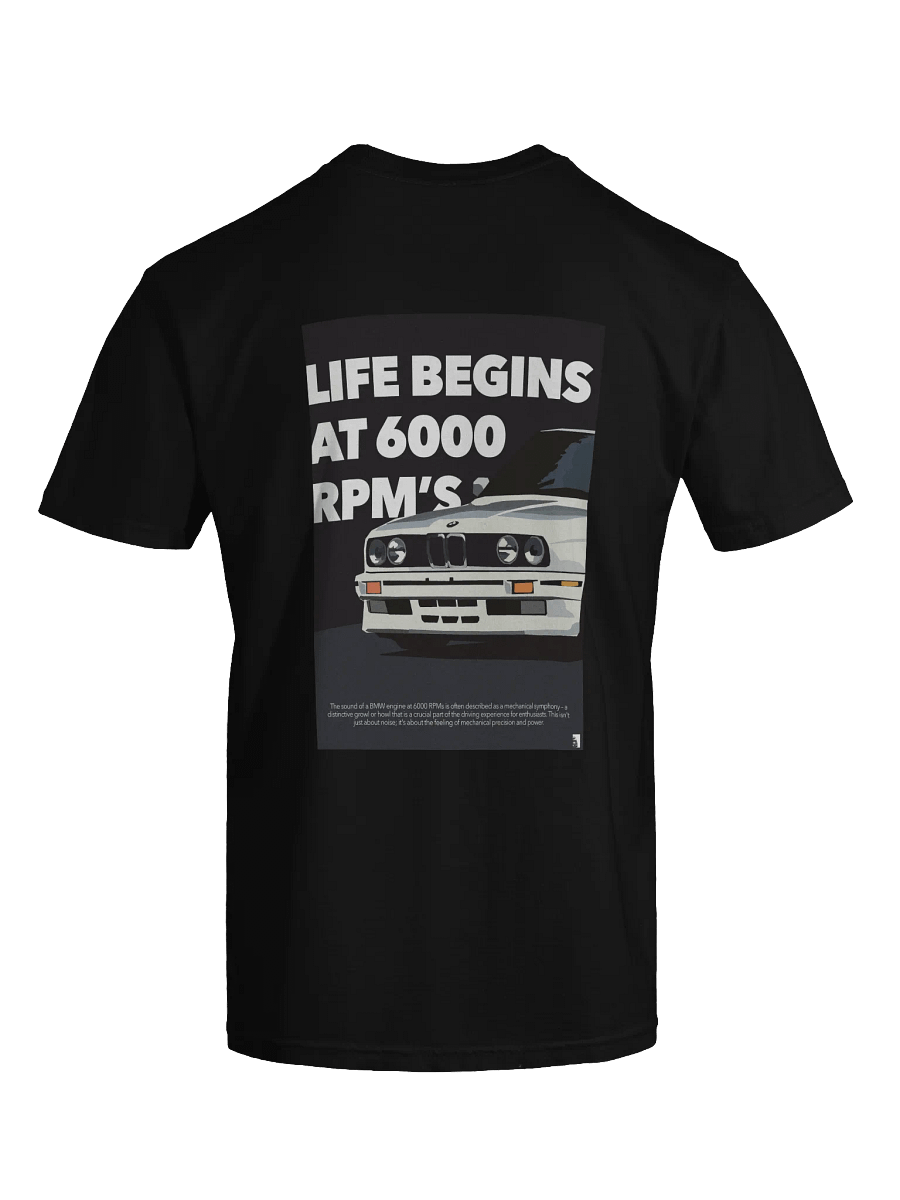 6000 RPM's Car Front-End Illustration T-Shirt product image (6)