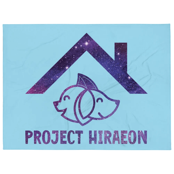LIGHT BLUE PH THROW BLANKET product image (1)