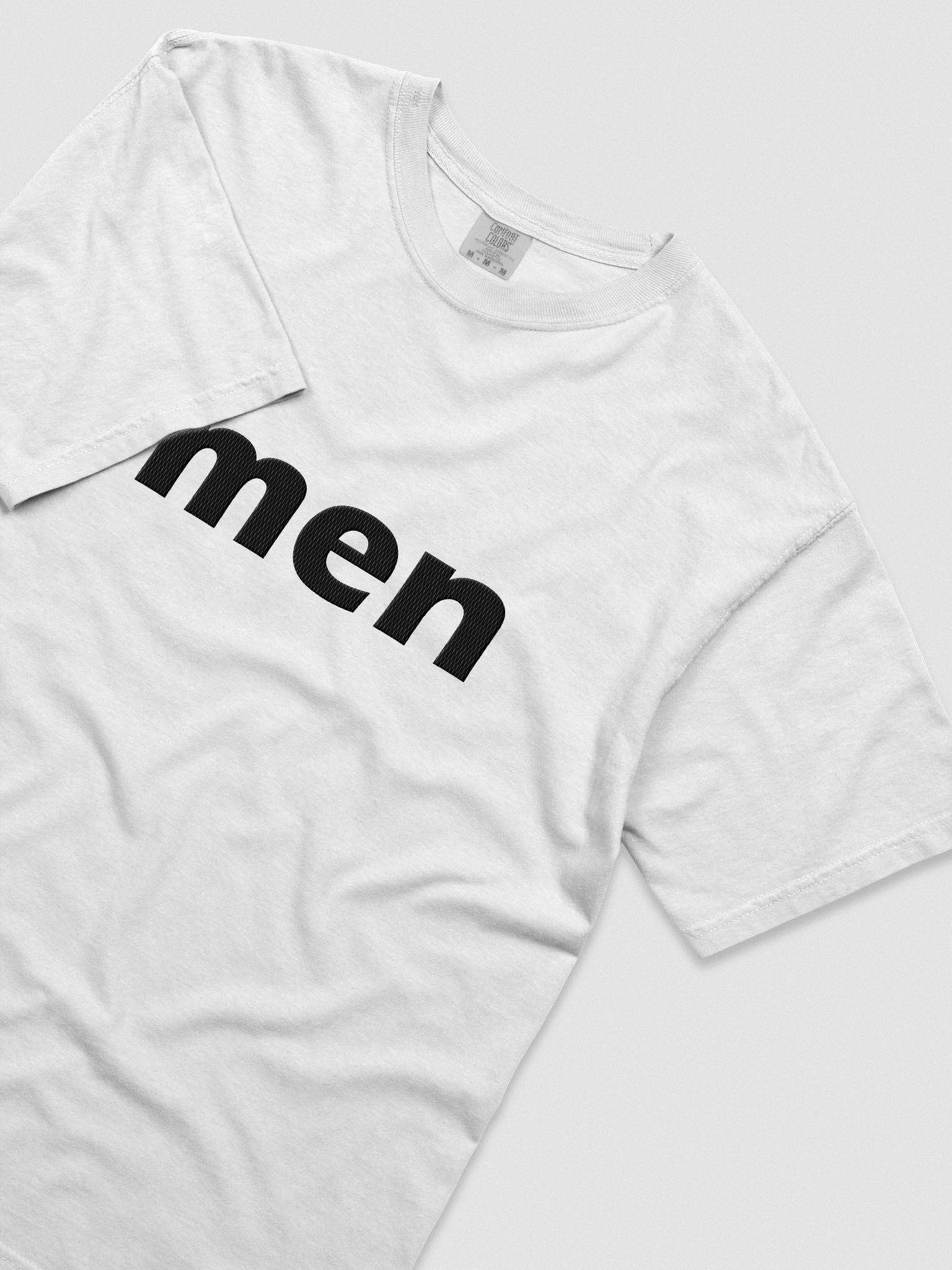 embroidered men t-shirt ("men" as in it literally says men) product image (27)