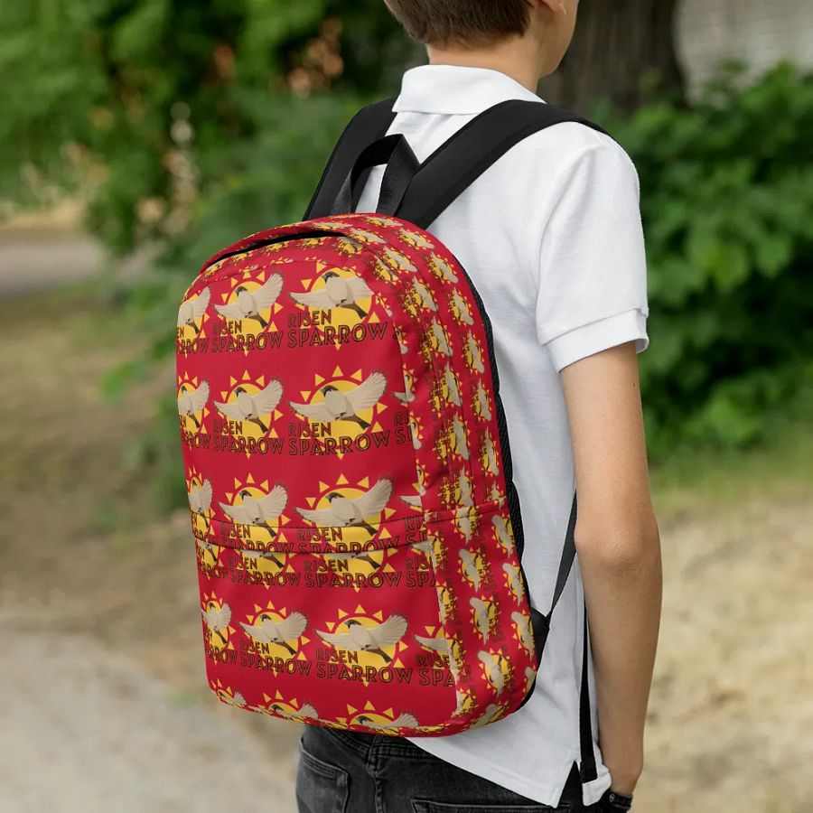 Risen Sparrow Logo All-Over Print Backpack product image (6)