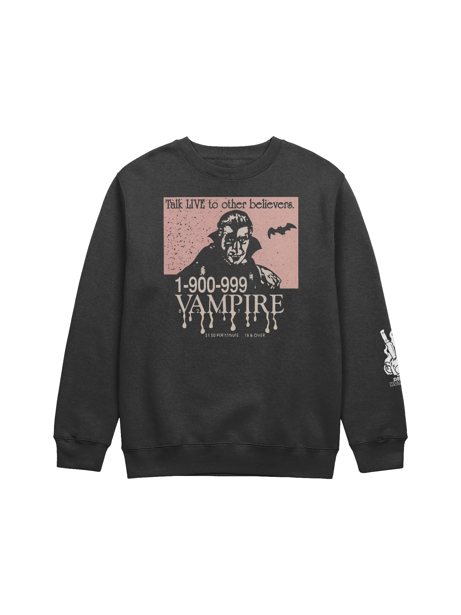 DEAD HORROR CLOTHING - VAMPIRE HOTLINE COMFY SWEATER product image (1)