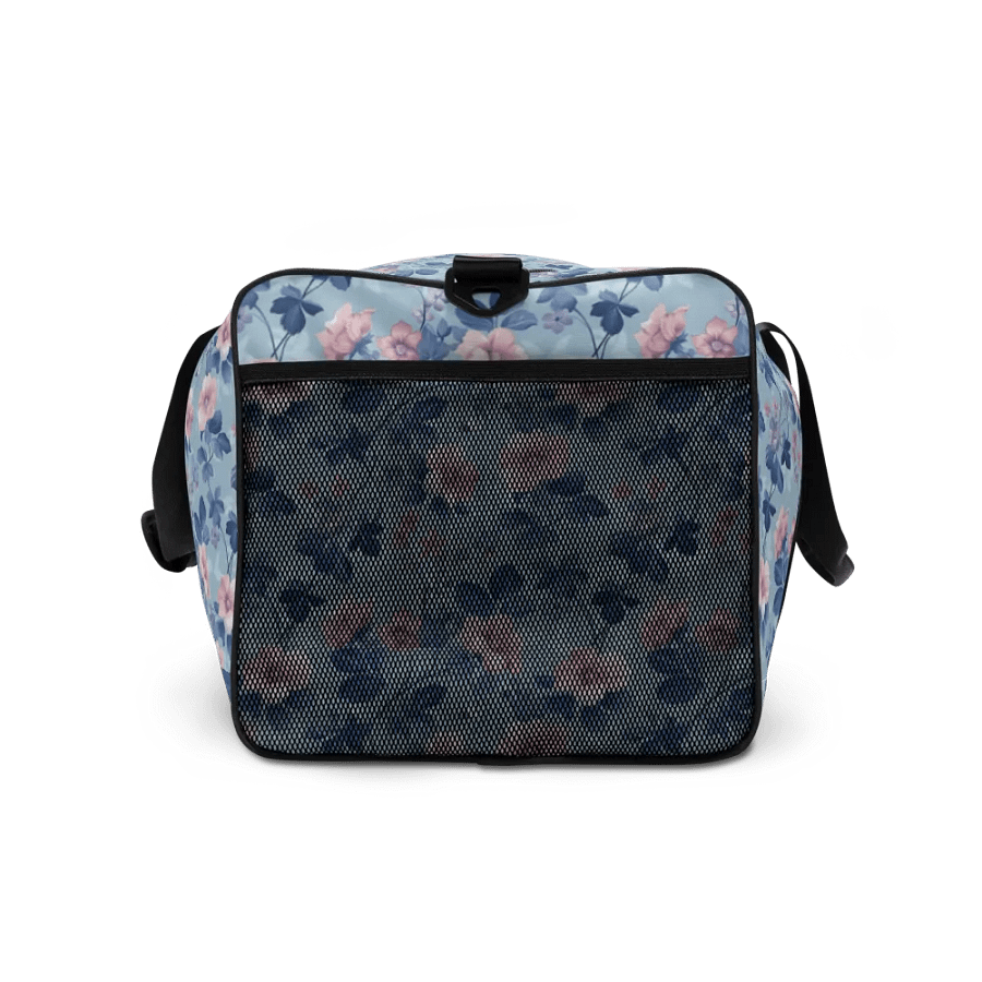 Serene Blue Blossoms Duffle Bag product image (5)