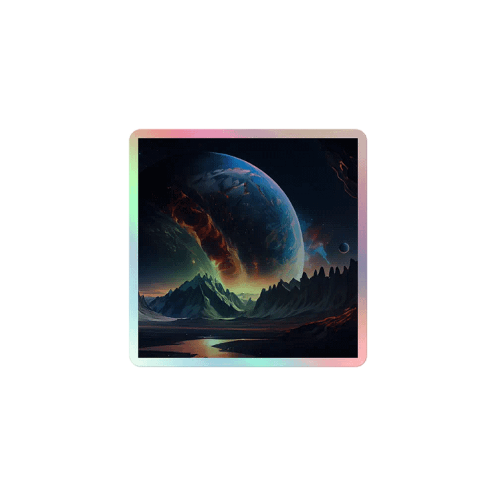 Sticker of a Alien World product image (1)