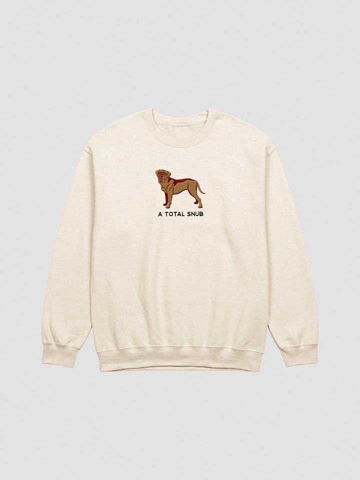 A Total Snub Sweatshirt (Embroidered) of a Dogue de Bordeaux product image (13)