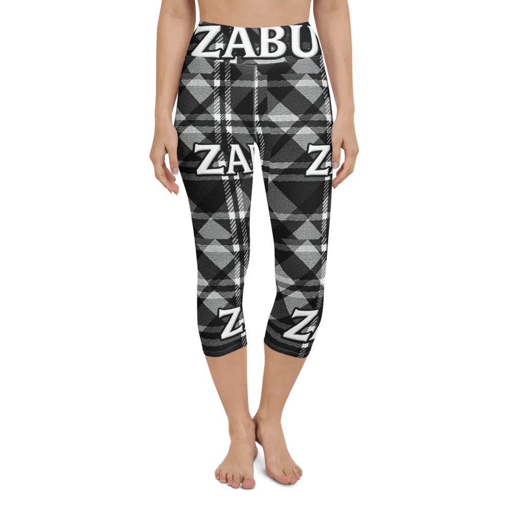 ZABU Checkered Yoga Capri Leggings product image (5)