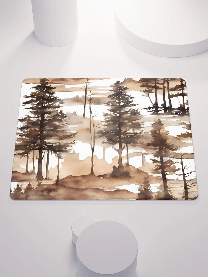 Sepia Pine Trees All over the Place, Gaming Mouse Pad, 2 Sizes product image (1)