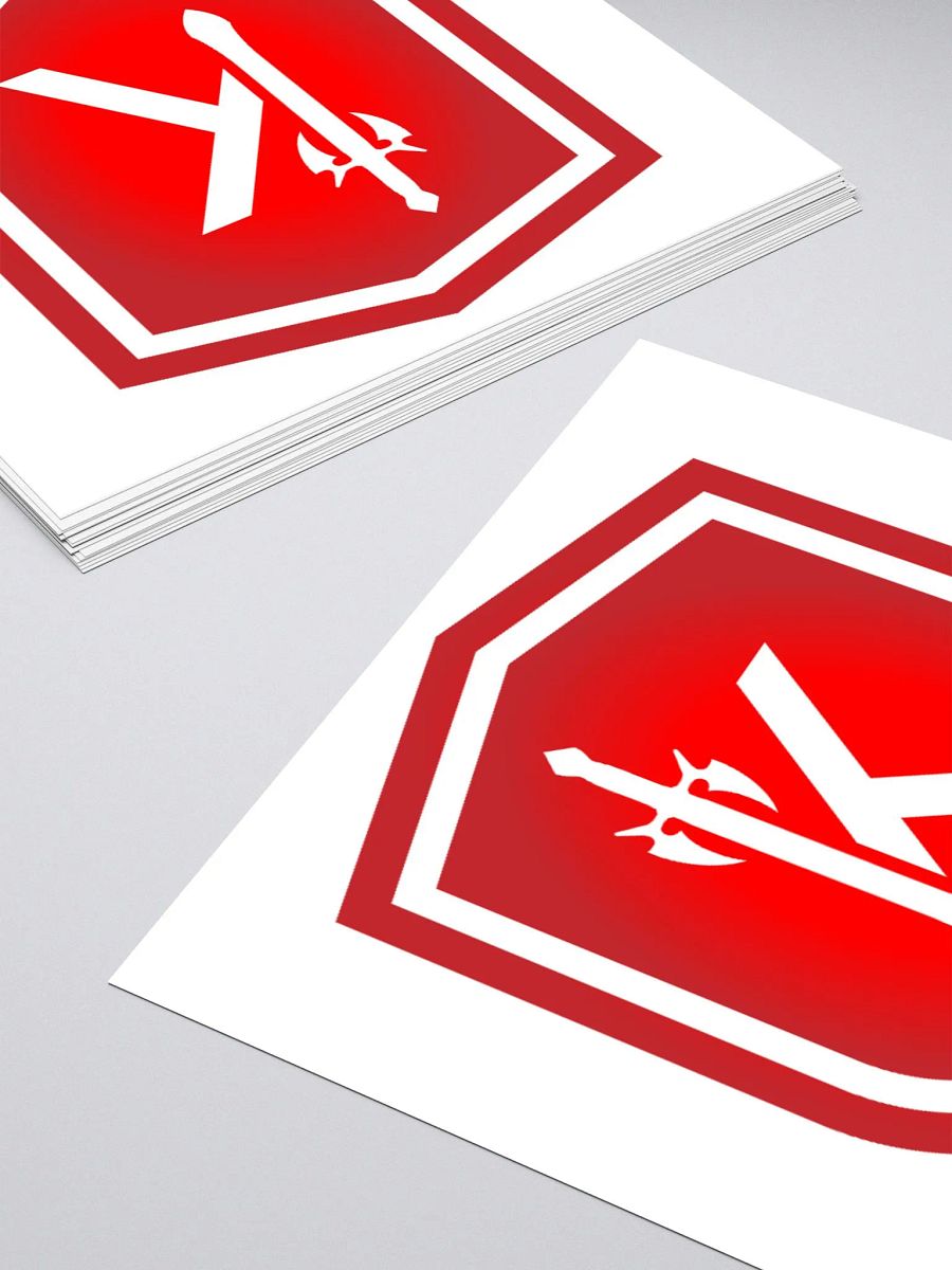 Killadrix Shield Logo - Sticker (White) product image (4)