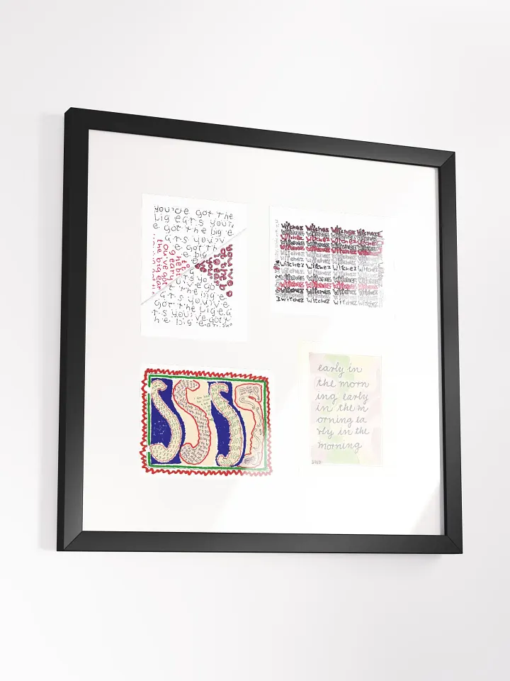 Build Your Own Four Panel Card Art (mixed orientations) Framed product image (2)