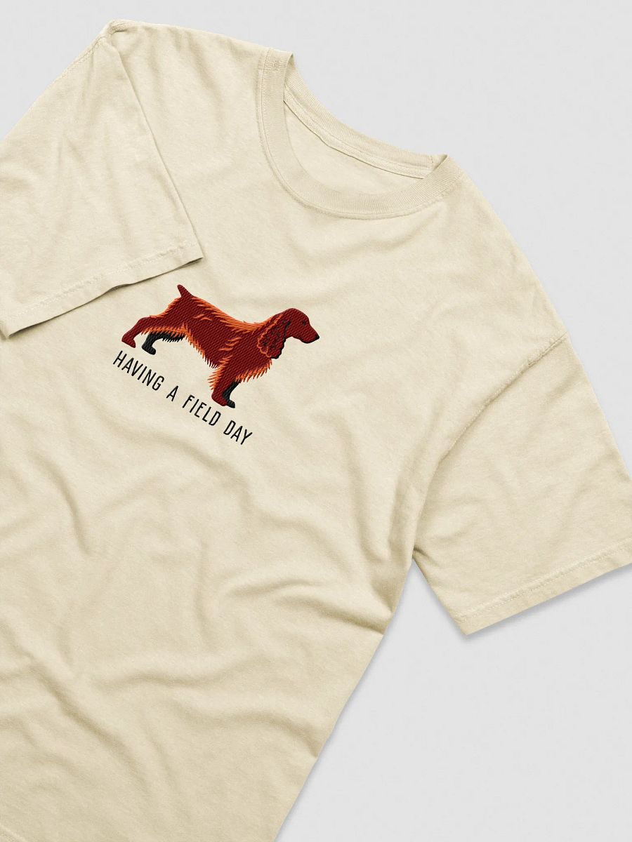 Having a Field Day T-Shirt(Embroidered) of a Field Spaniel(Liver) product image (43)