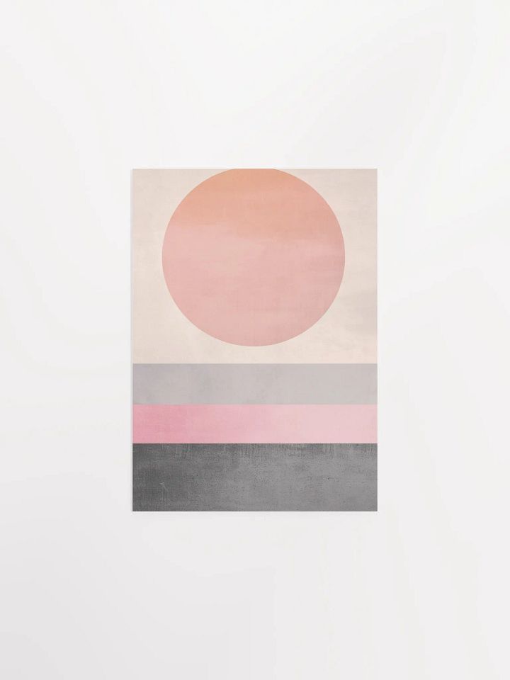 Modern Minimalist Circle Poster product image (2)