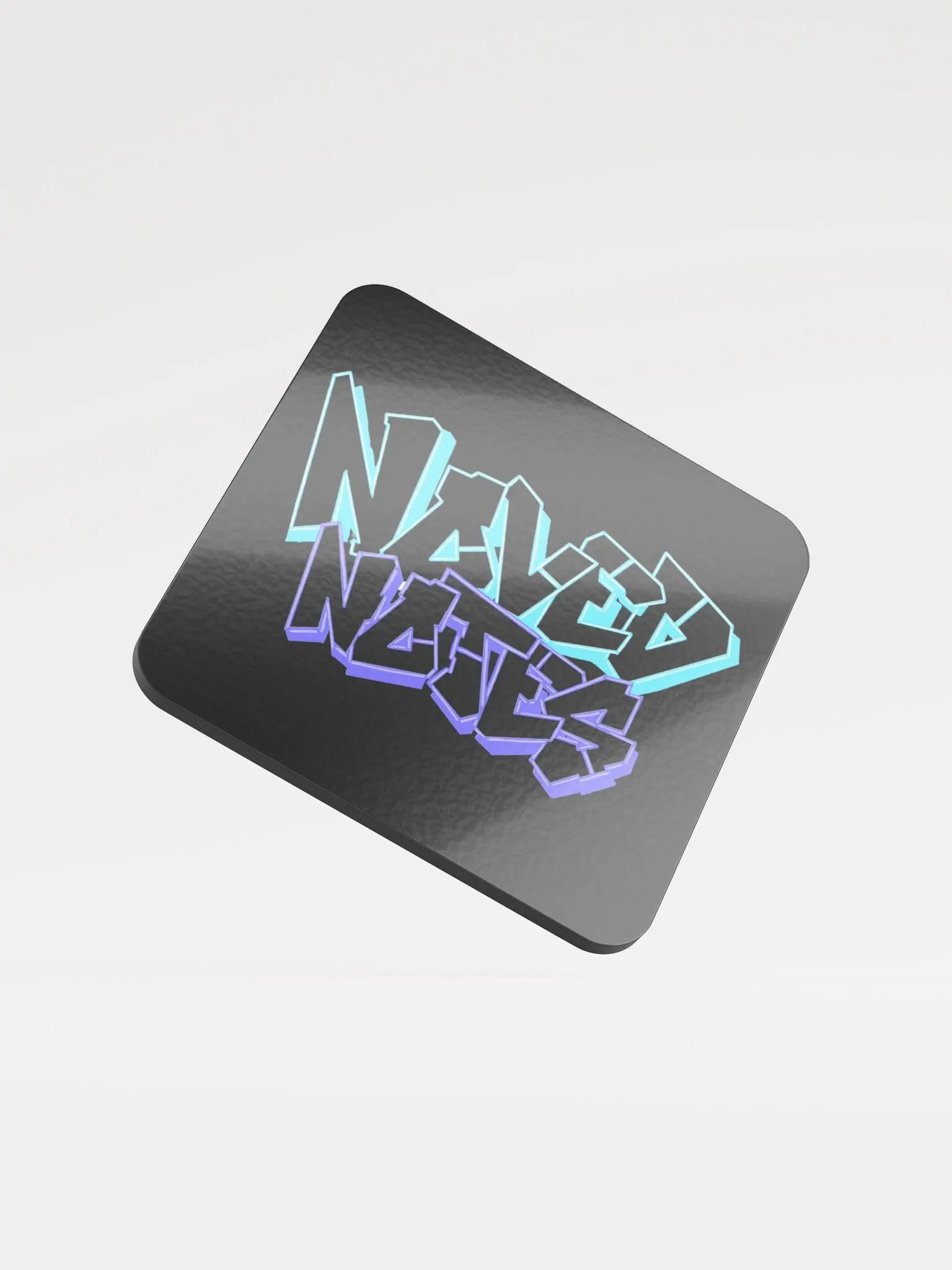 Noved Notes Glossed Cork Coaster product image (1)