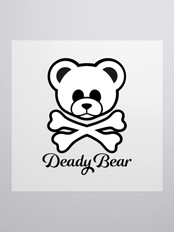 Cute & Edgy Deady Bear Kiss-Cut Stickers product image (1)