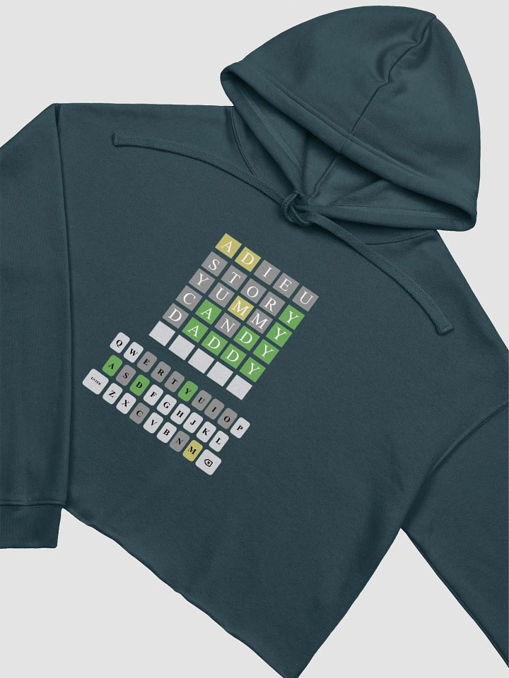 Wordle Cropped Hoodie product image (2)