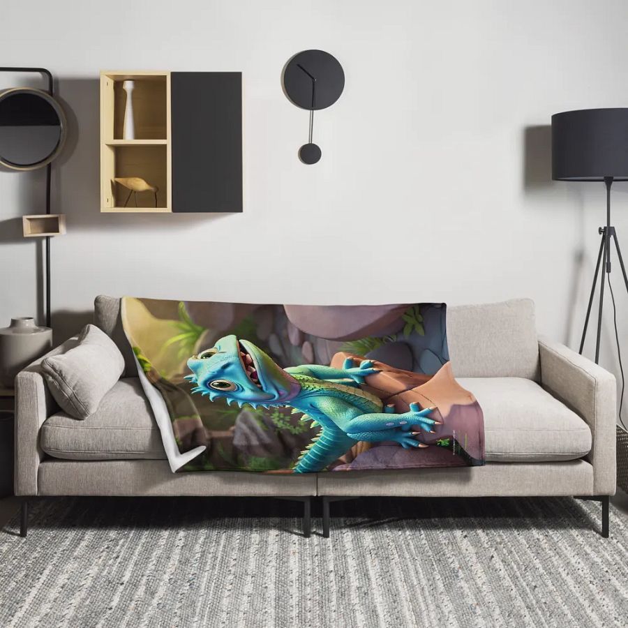 Endangered Species - Mexico - Rock Iguana Throw Blanket product image (1)