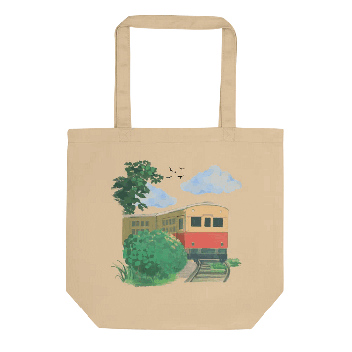 Retro Railway Tote Bag product image (1)