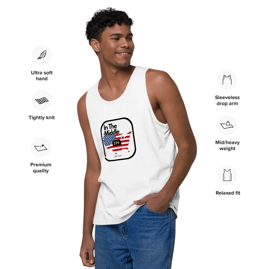 In The Middle Patriotic Tank product image (68)