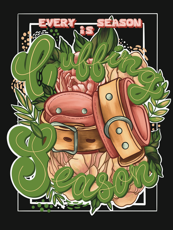 Every Season is Cuffing Season | Kinky fine art print | Spice up your home with this sex positive print! product image (1)