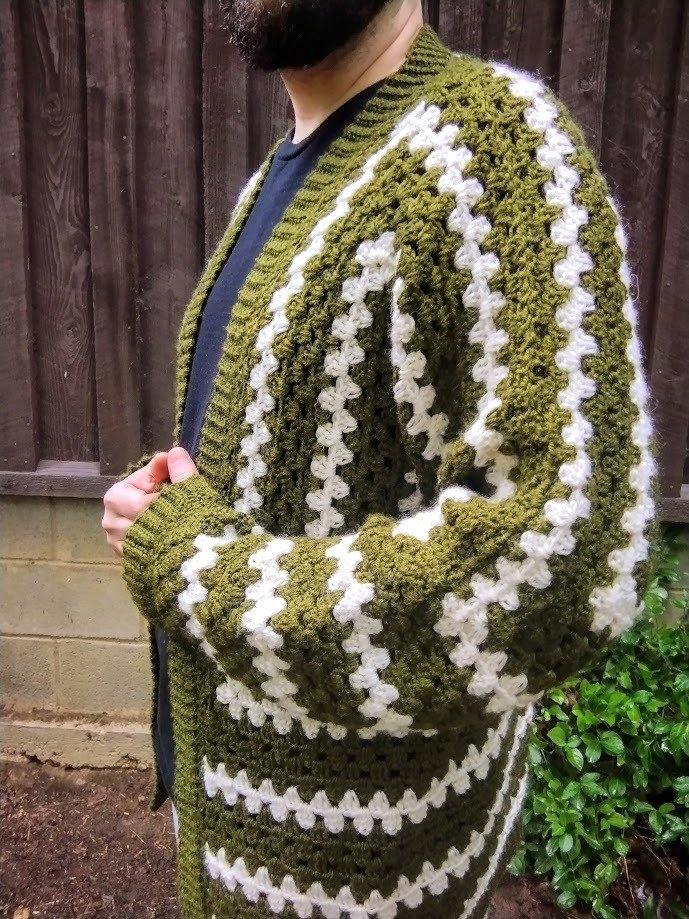 Custom Hexagon Cardigan (Cotton) product image (3)