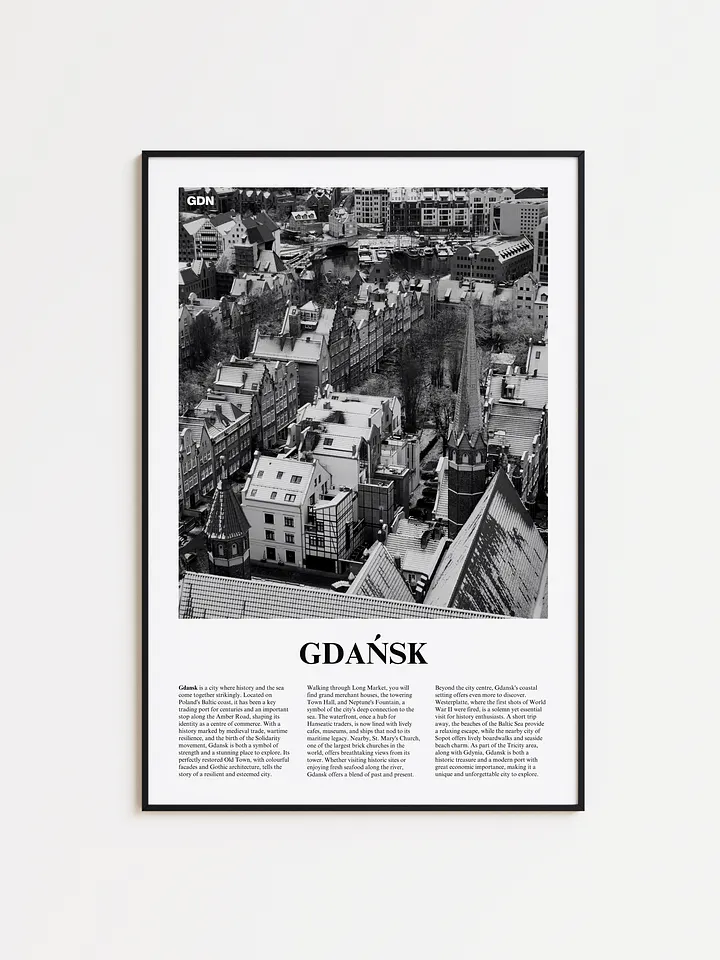 Gdansk 01 Newspaper Poster product image (1)