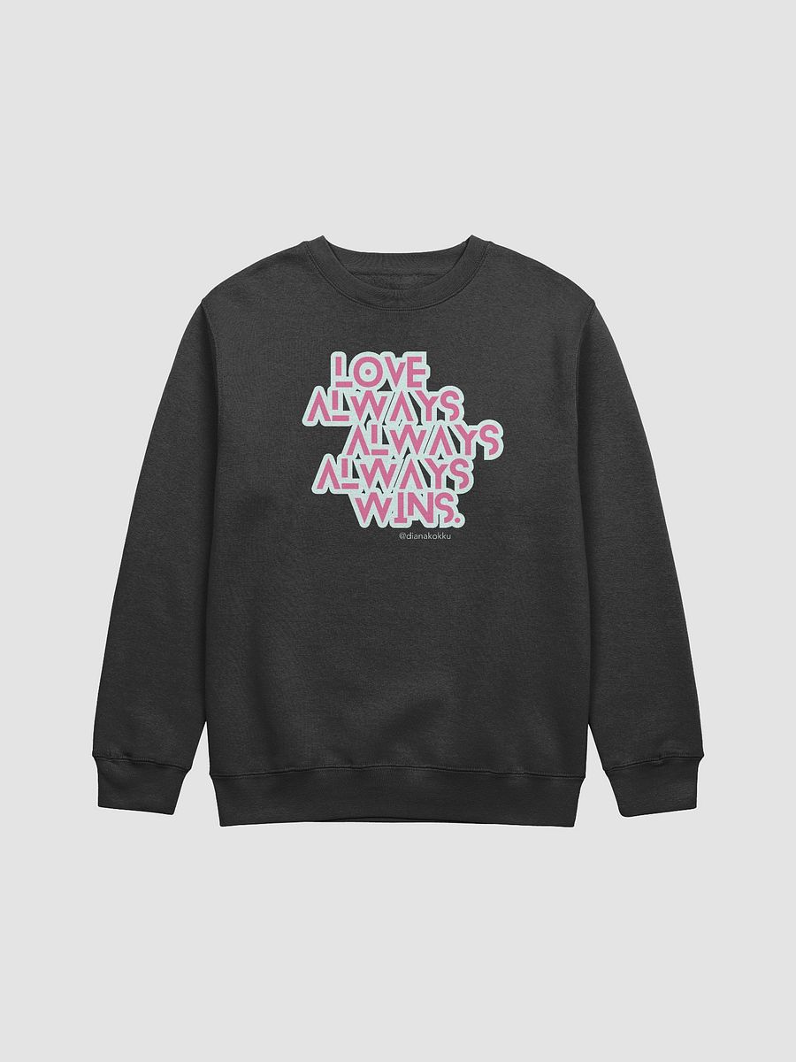 Love Wins Pink Crew Neck product image (1)