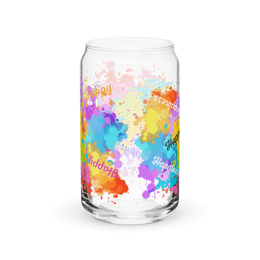 Motivational Design Happy-Happiness - Sipper Glass product image (38)