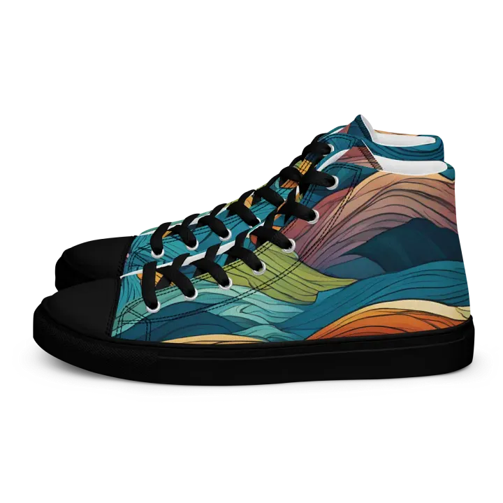 Retro Wave Women's High Tops product image (1)