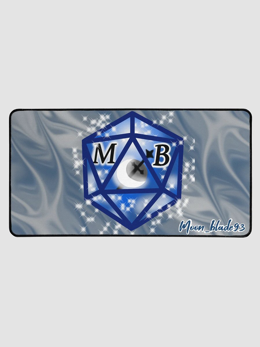 Moonblade- D20 Desk Mat 15.5" x 31.5" product image (1)