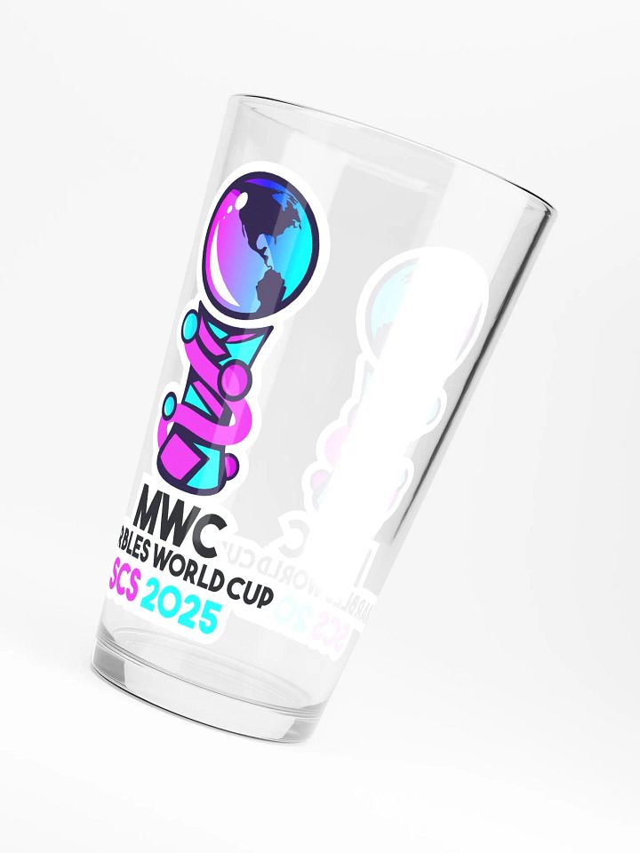MARBLES WORLD CUP PINT GLASS product image (2)