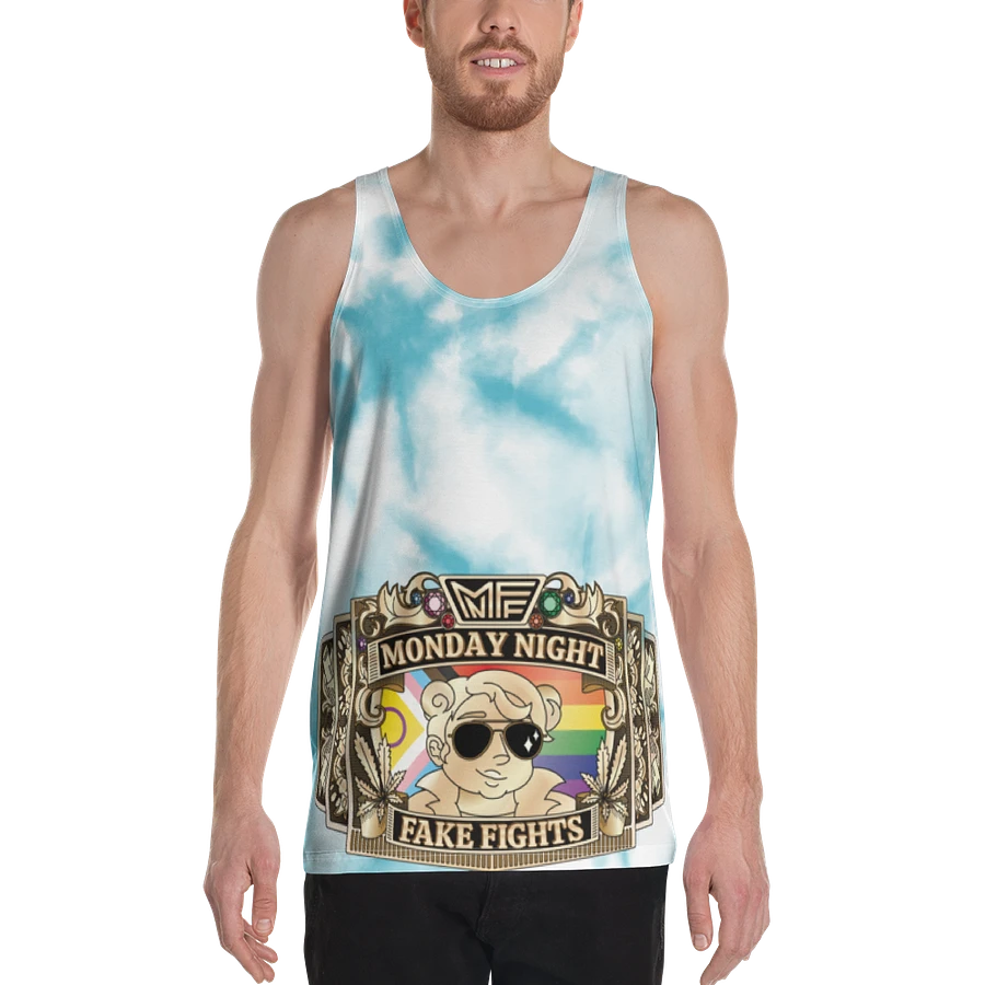 MNFF Championship belt Blue Tie Dye 