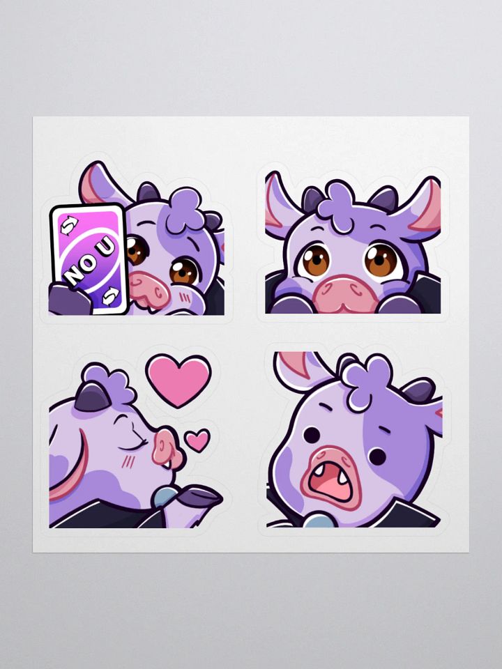 Vampire Cow Stickers product image (1)