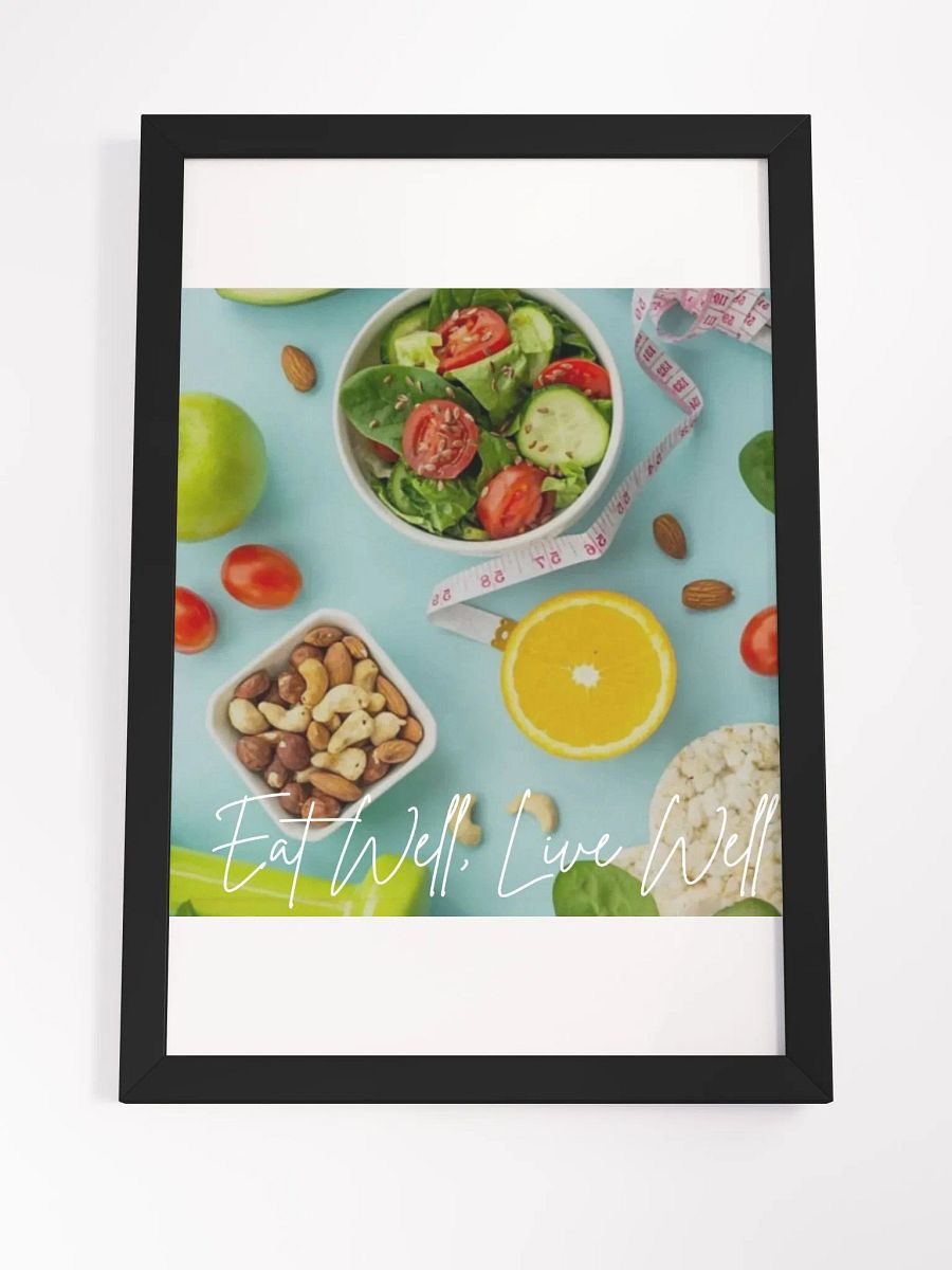 Wall Art Healthy Food Framed High-Quality Matte Poster (in) product image (4)
