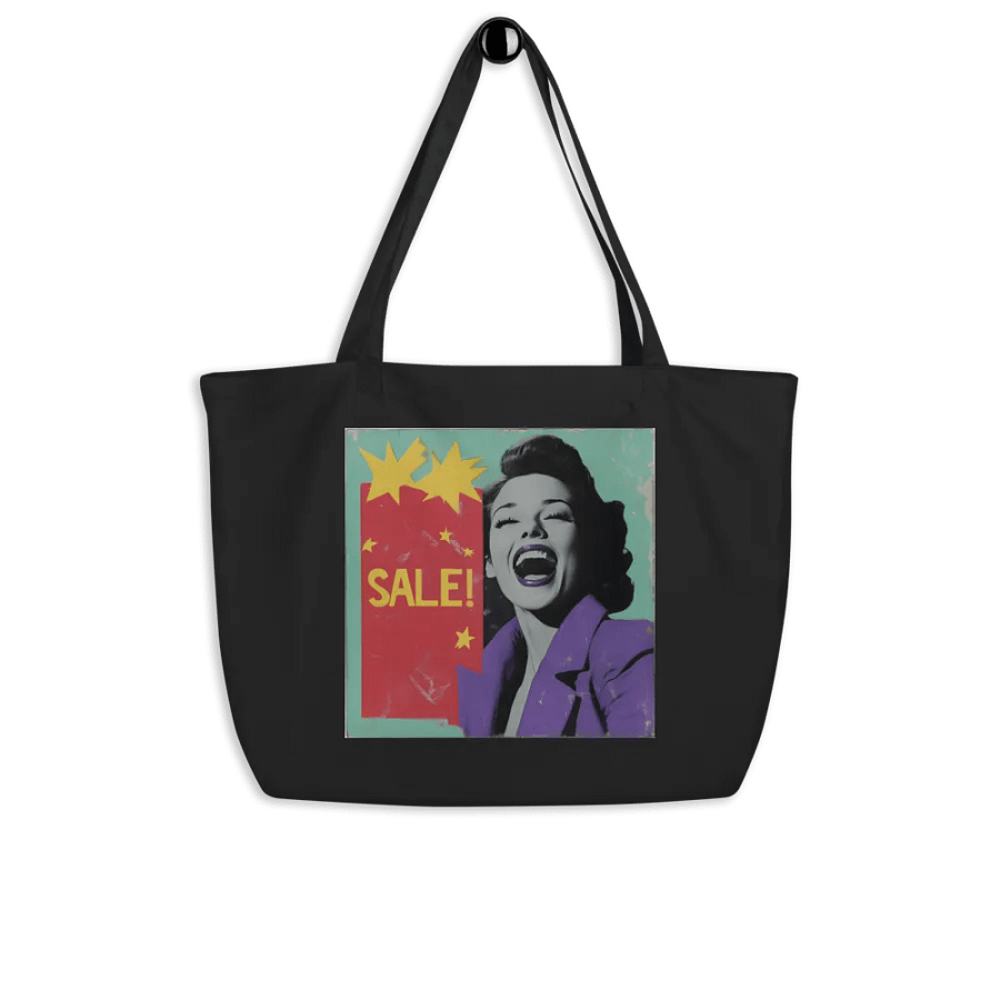 Vintage Pop Art Sale Tote Bag product image (4)